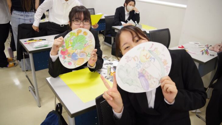 栄養士校でイラスト講座を実施しました！