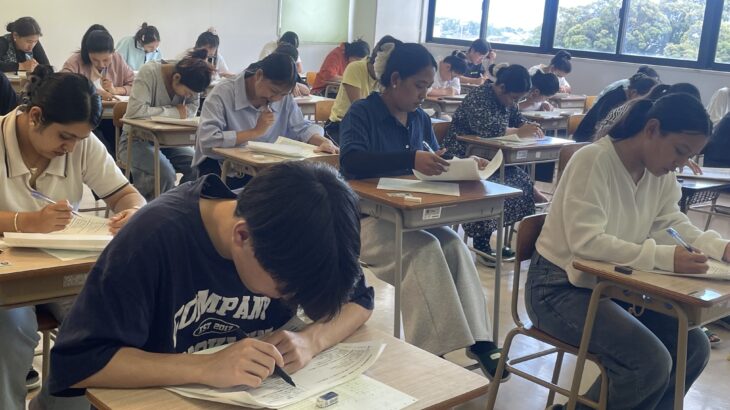 前期試験がおわりました！